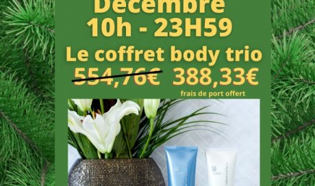 Promotion exceptionnelle uniquement ce Mardi 27 décembrecavec votre institut spa à Sens et Nuskin