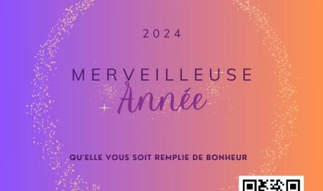 Corps de Lys, centre de massage, Spa vous souhaite une merveilleuse année 2024