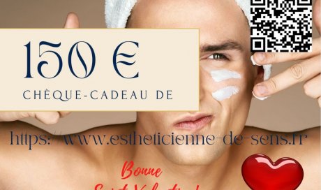 Pour la saint Valentin, pensez à offrir un cadeau bien-être à l'élu de votre coeur dans votre spa et institut de beauté à Sens