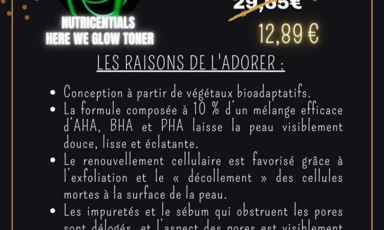 Corps de Lys, votre esthéticienne de Sens et sa région en collaboration avec Nuskin vous annonce le Black Friday en ligne 