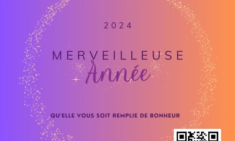 Corps de Lys, centre de massage, Spa vous souhaite une merveilleuse année 2024