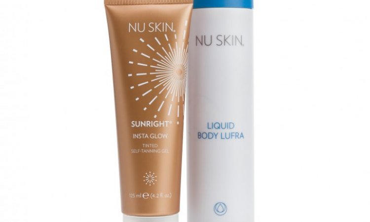 autobronzant résultat somptueux Nuskin et Corps de Lys