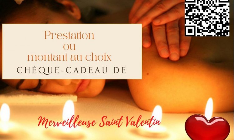 Pour la saint Valentin, pensez à offrir un cadeau bien-être à l'élu de votre coeur dans votre spa et institut de beauté à Sens